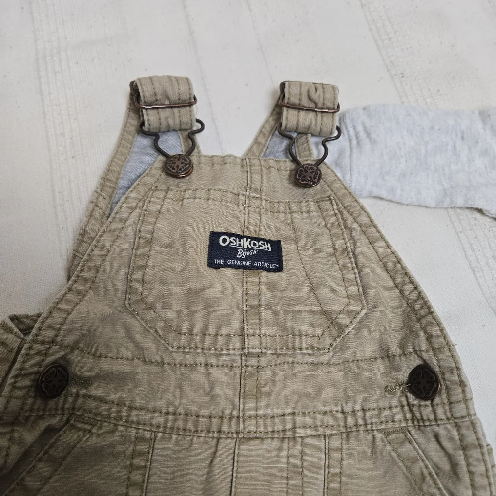 Vintage OshKosh B'Gosh Vestbak Overalls Dungarees Baby Toddler Boy 3 Months‎ Gap